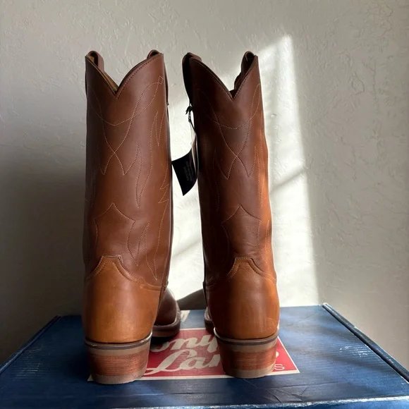 Tony Lama 4013 Brown Leather Western Boots | Men’s 8.5 EE | Discontinued | NWT - Picture 8 of 11